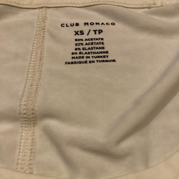 Club Monaco Luxe Ballerina Top sz XS - Picture 2 of 3